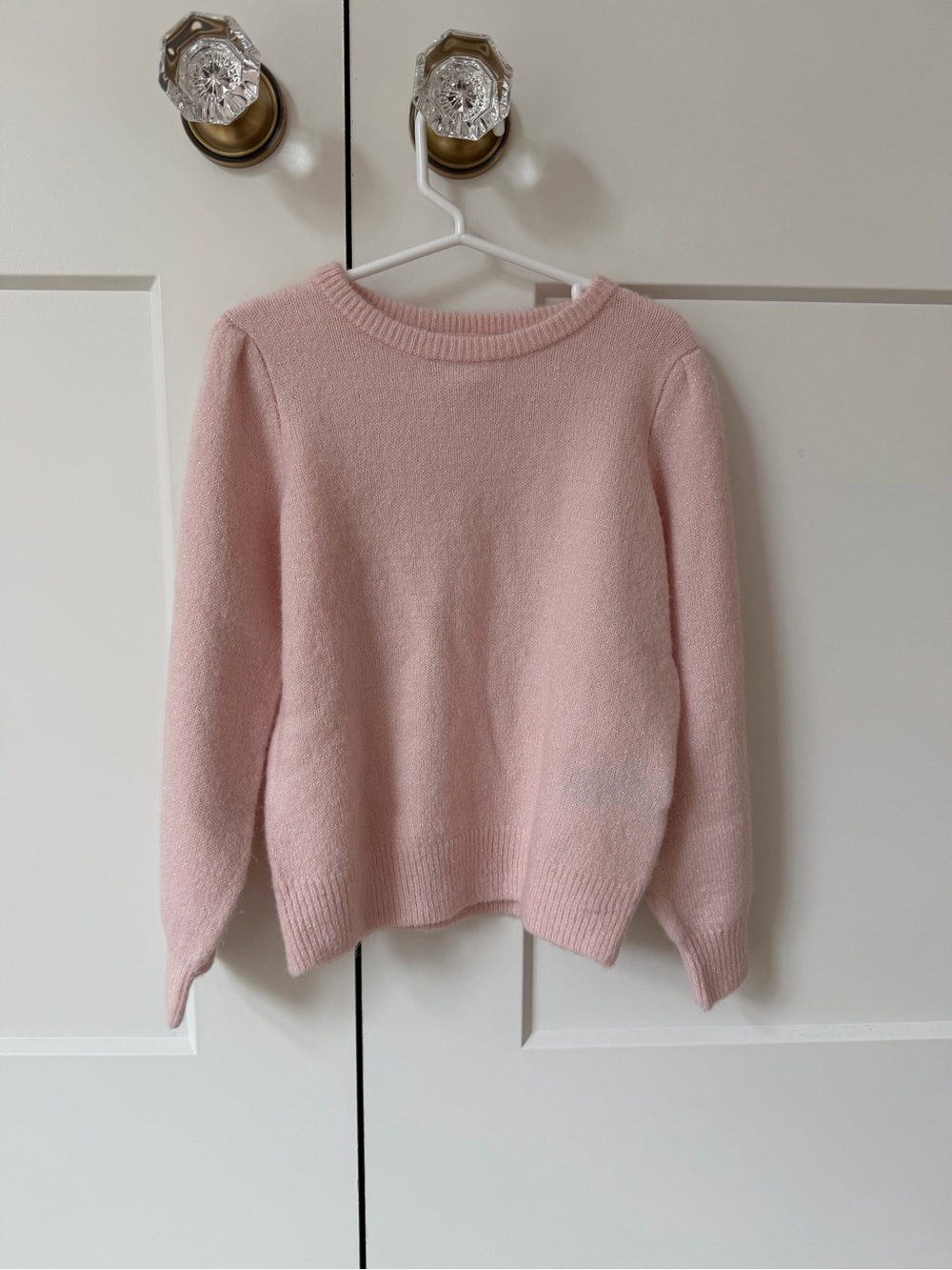 Gap Kids Light Pink Shimmer Sweater Size 5